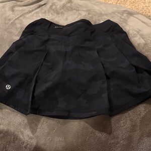 lululemon athletica Camo Black Mini Skirt
